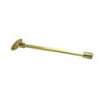 Palacedesigns Blue Flame  12 in. Universal Polish Brass Key PA265815